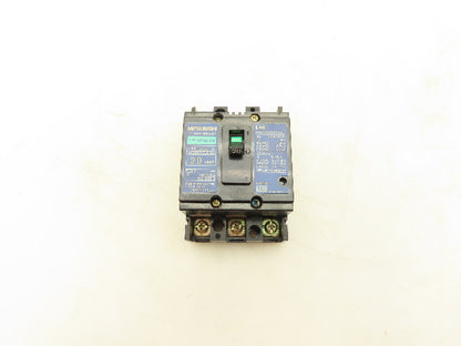 Mitsubishi NF30-CS No Fuse Breaker 20A 500VAC 3 Pole 2.5KA