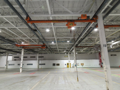 Cleveland Tramrail P&H 1/2 Ton Single Girder Underhung Bridge Crane 21' 8" Span