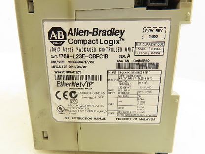 Allen Bradley 1769-L32E-QBFC1B CompactLogix L23E CPU Controller Module