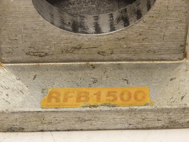 Rose Krieger RFB1500 Flange Clamp 1.5" Round Tube Aluminum 4x4" Base Lot of 4