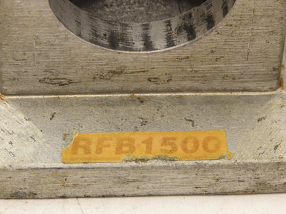 Rose Krieger RFB1500 Flange Clamp 1.5" Round Tube Aluminum 4x4" Base Lot of 4