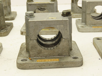 Rose Krieger RFB1500 Flange Clamp 1.5" Round Tube Aluminum 4x4" Base Lot of 12