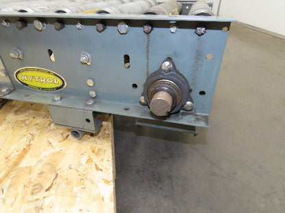 Hytrol 18" x 68" V-Belt Live Roller  45° Curve Conveyor 15" BF 18" Section
