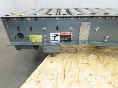 Hytrol 18" x 68" V-Belt Live Roller  45° Curve Conveyor 15" BF 18" Section