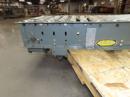 Hytrol 18" x 68" V-Belt Live Roller  45° Curve Conveyor 15" BF 18" Section