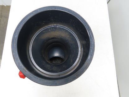 Asahi 111605060 PVC 4" Ball Valve 6" Glue In Socket 2 Way FPM Seal 150PSI