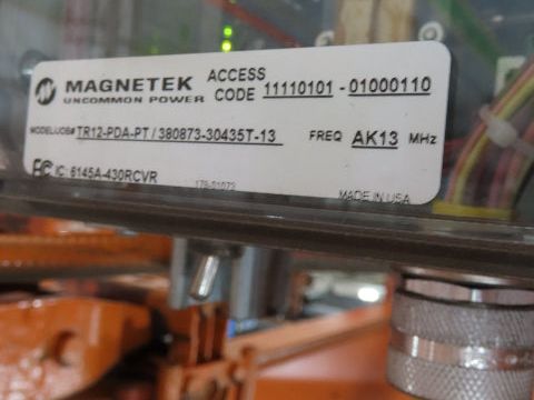 Cleveland Tramrail P&H 10 Ton Double Girder Bridge Crane 45' 10" Span w/Remote