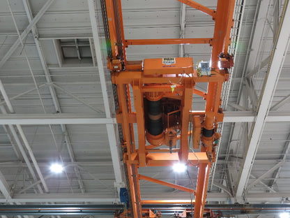 Cleveland Tramrail P&H 10 Ton Double Girder Bridge Crane 45' 10" Span w/Remote