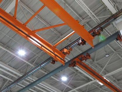 Cleveland Tramrail P&H 10 Ton Double Girder Bridge Crane 45' 10" Span w/Remote