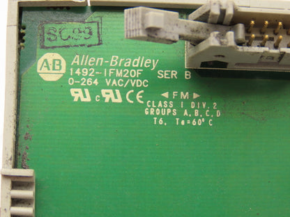 Allen Bradley 1492-IFM20F Application Digital IFM Connector Module 20 Pin 264V