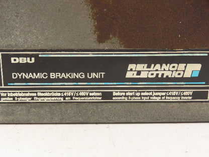 Reliance Electric 837.02.11B DBU-100 Dynamic Braking Unit 415/480V