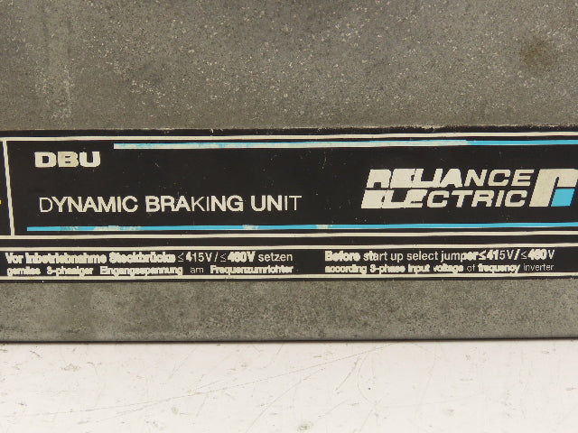 Reliance Electric 837.02.01B DBU-50 Dynamic Braking Unit 415/480V