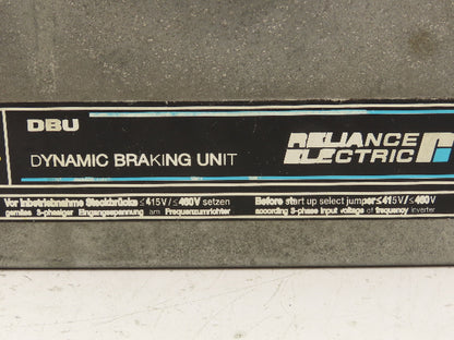 Reliance Electric 837.02.01B DBU-50 Dynamic Braking Unit 415/480V