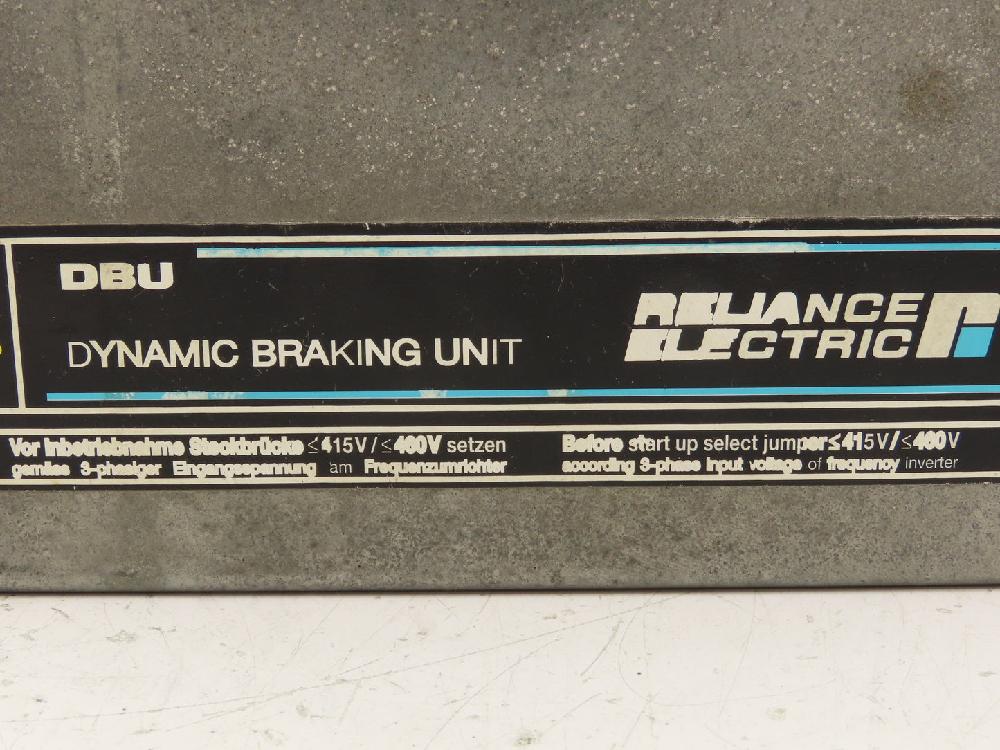 Reliance Electric 837.02.01B DBU-50 Dynamic Braking Unit 415/480V