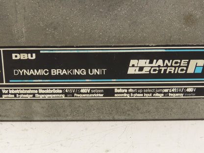 Reliance Electric 837.02.01B DBU-50 Dynamic Braking Unit 415/480V