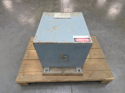 Square D 25S40F Transformer 25kva 1Ph Rainproof Type 3R HV 480V LV 120/240V