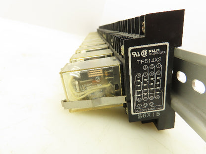 Omron MY4N Socket Relay TP514X2 5A 110V w/Base Lot of 17