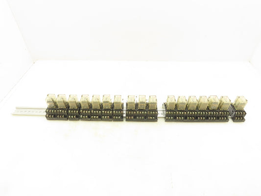 Omron MY4N Socket Relay TP514X2 5A 110V w/Base Lot of 17