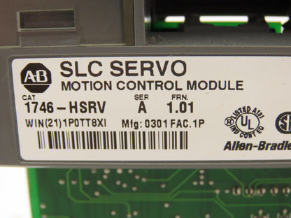 Allen Bradley 1746-HSRV PLC Servo Control Module