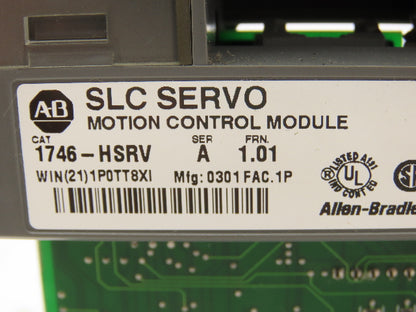Allen Bradley 1746-HSRV PLC Servo Control Module