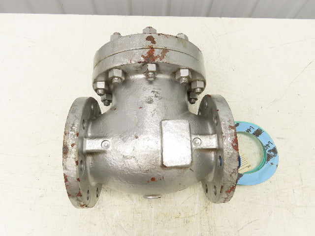 Velan F12-0114C-02TY Cast Iron Flanged Check Valve 4" Class 150 Flange