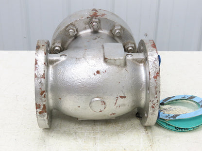 Velan F12-0114C-02TY Cast Iron Flanged Check Valve 4" Class 150 Flange
