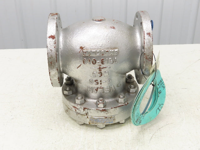 Velan F12-0114C-02TY Cast Iron Flanged Check Valve 4" Class 150 Flange