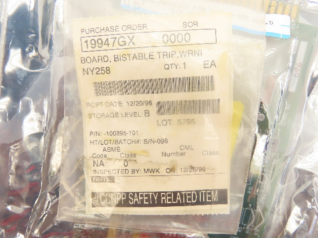 Gamma-metrics 100895-101 Bistable Trip Board Rev D