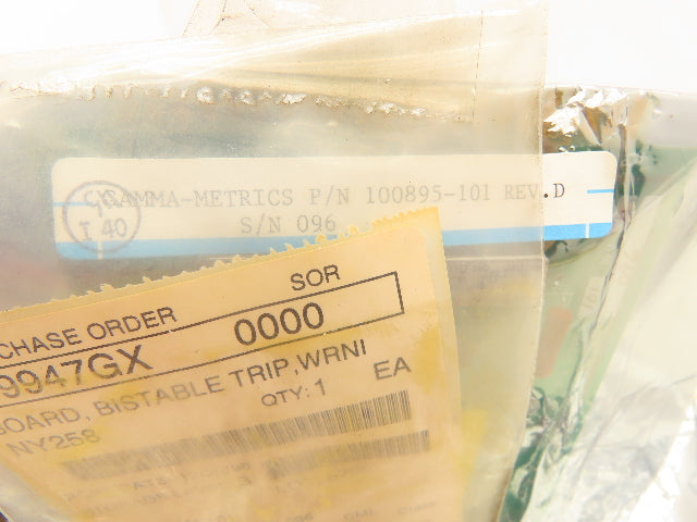 Gamma-metrics 100895-101 Bistable Trip Board Rev D