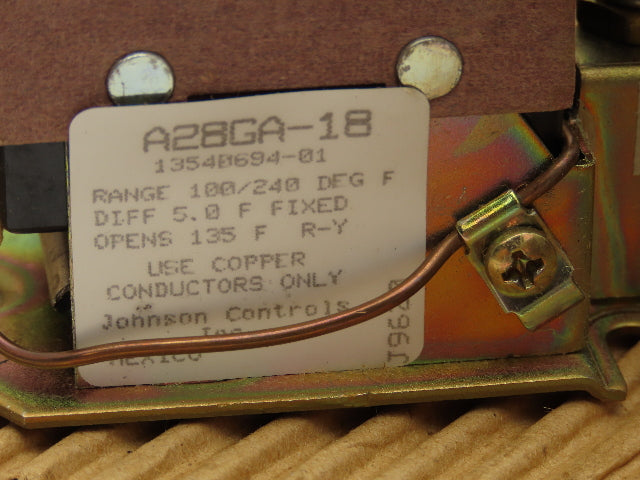 Trane SWT0380 Temperature Control Switch 100-240°F