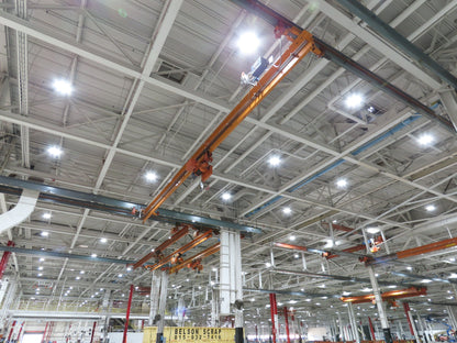 Cleveland Tramrail P&H 2 Ton Single Girder Underhung Bridge Crane 45' 10" Span