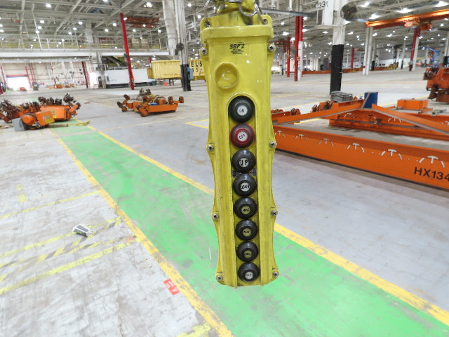 Cleveland Tramrail P&H 2 Ton Single Girder Underhung Bridge Crane 45' 10" Span