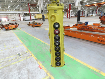 Cleveland Tramrail P&H 2 Ton Single Girder Underhung Bridge Crane 45' 10" Span