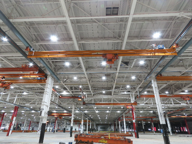 Cleveland Tramrail P&H 2 Ton Single Girder Underhung Bridge Crane 45' 10" Span