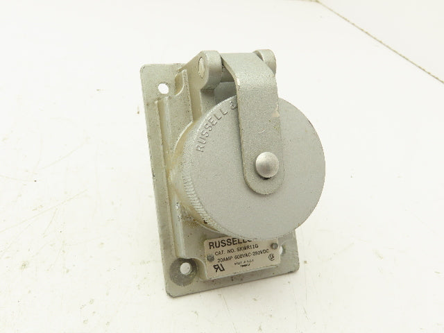 Russellstoll SKWR11G Circuit Breaker Pin and Sleeve Receptacle 20A 600V