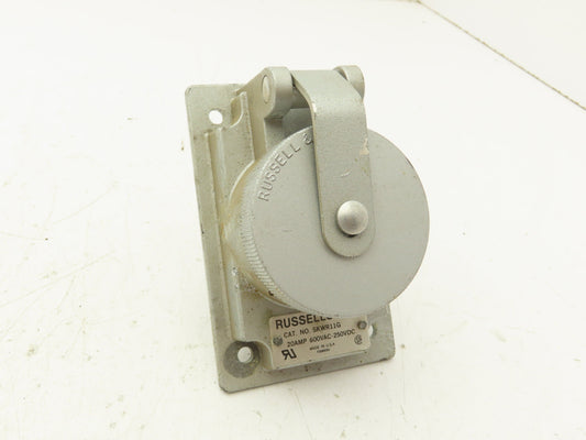 Russellstoll SKWR11G Circuit Breaker Pin and Sleeve Receptacle 20A 600V