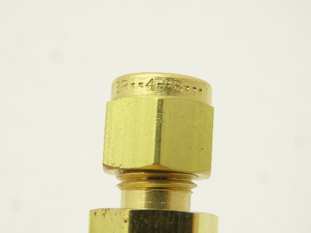 Parker 6-4 HBZ-B Brass Reducing Union 1/4" Tube x 3/8" Tube Box OF 20