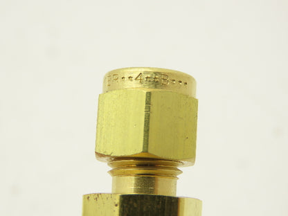Parker 6-4 HBZ-B Brass Reducing Union 1/4" Tube x 3/8" Tube Box OF 20