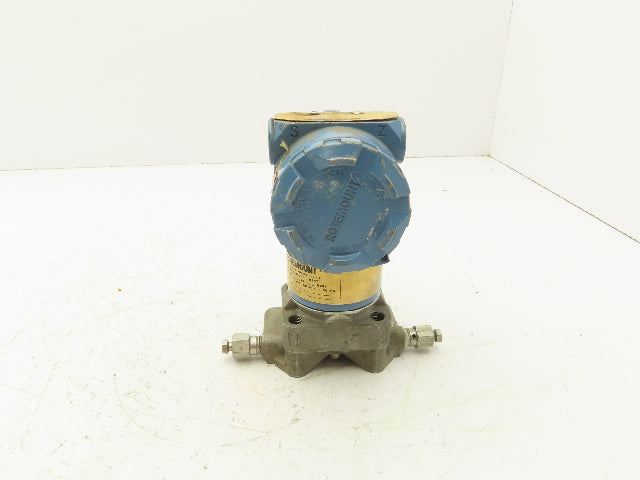 Rosemount 3051 Pressure Sensor Transmitter 0-1000" H20 3626PSI