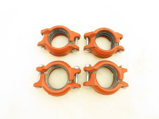 Victaulic FireLock EZ 2" Grooved Rigid Coupling 2/60.3-009N  Lot Of 4