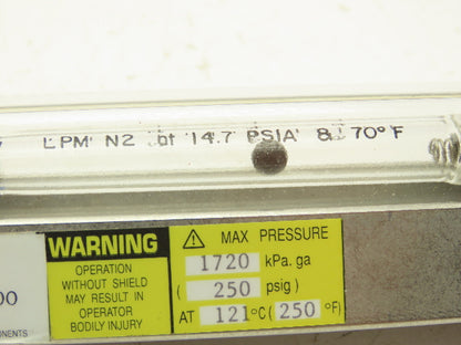 ABB 10A6131AB2B1XOO Global Purgemaster 250PSIG @ 121°C 250°F 1720 Kpa 1/4" Npt