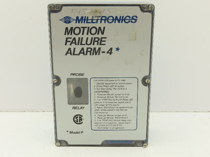 Milltronics Model P Motion Failure Alarm-4 115VAC 10A