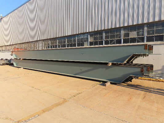 Gorbel Cleveland Tramrail Overhead Crane Runway Beam 36"H 18"W 3.25" Rail 52'L