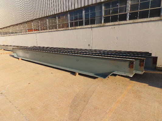 Gorbel Cleveland Tramrail Overhead Crane Runway Beam 28"H 18"W 3.25" Rail 31' 5"