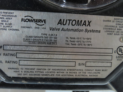 Flowserve SNA250S09 Automax Pneumatic Valve Actuator Indicator 6" 300PSI