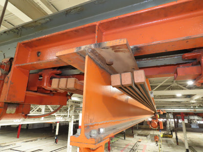 Cleveland Tramrail P&H 3 Ton Single Girder Underhung Bridge Crane 45' 10" Span