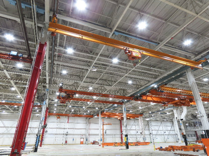 Cleveland Tramrail P&H 2 Ton Single Girder Underhung Bridge Crane 45' 10" Span