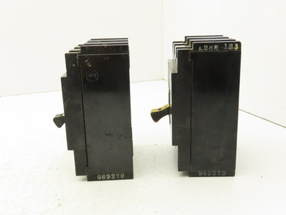Square D ML-1 Circuit Breaker 70A 250V 3 Pole Lot Of 2