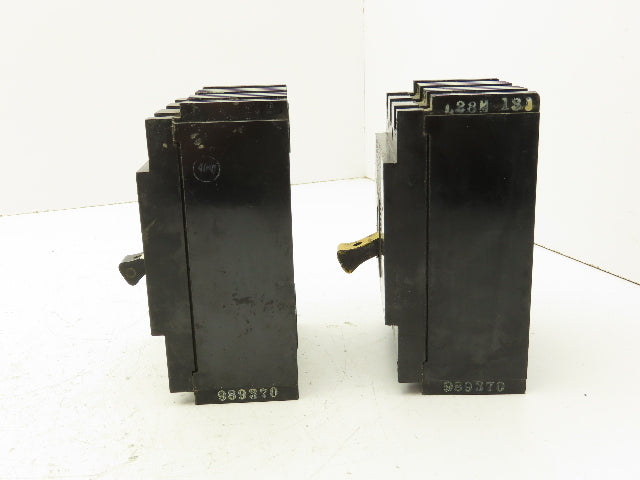 Square D ML-1 Circuit Breaker 70A 250V 3 Pole Lot Of 2