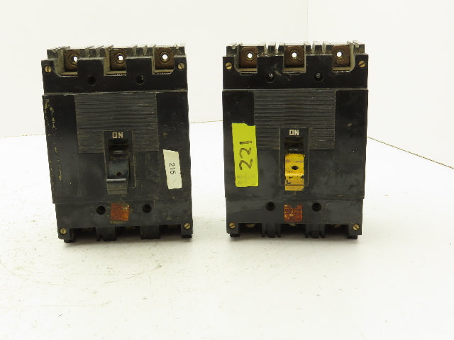 Square D ML-1 Circuit Breaker 70A 250V 3 Pole Lot Of 2